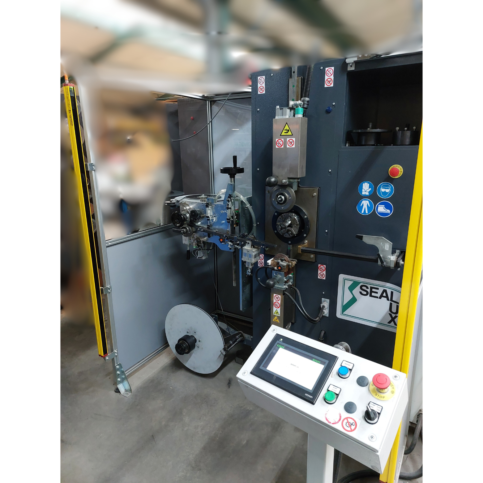 Machine spiralé flou